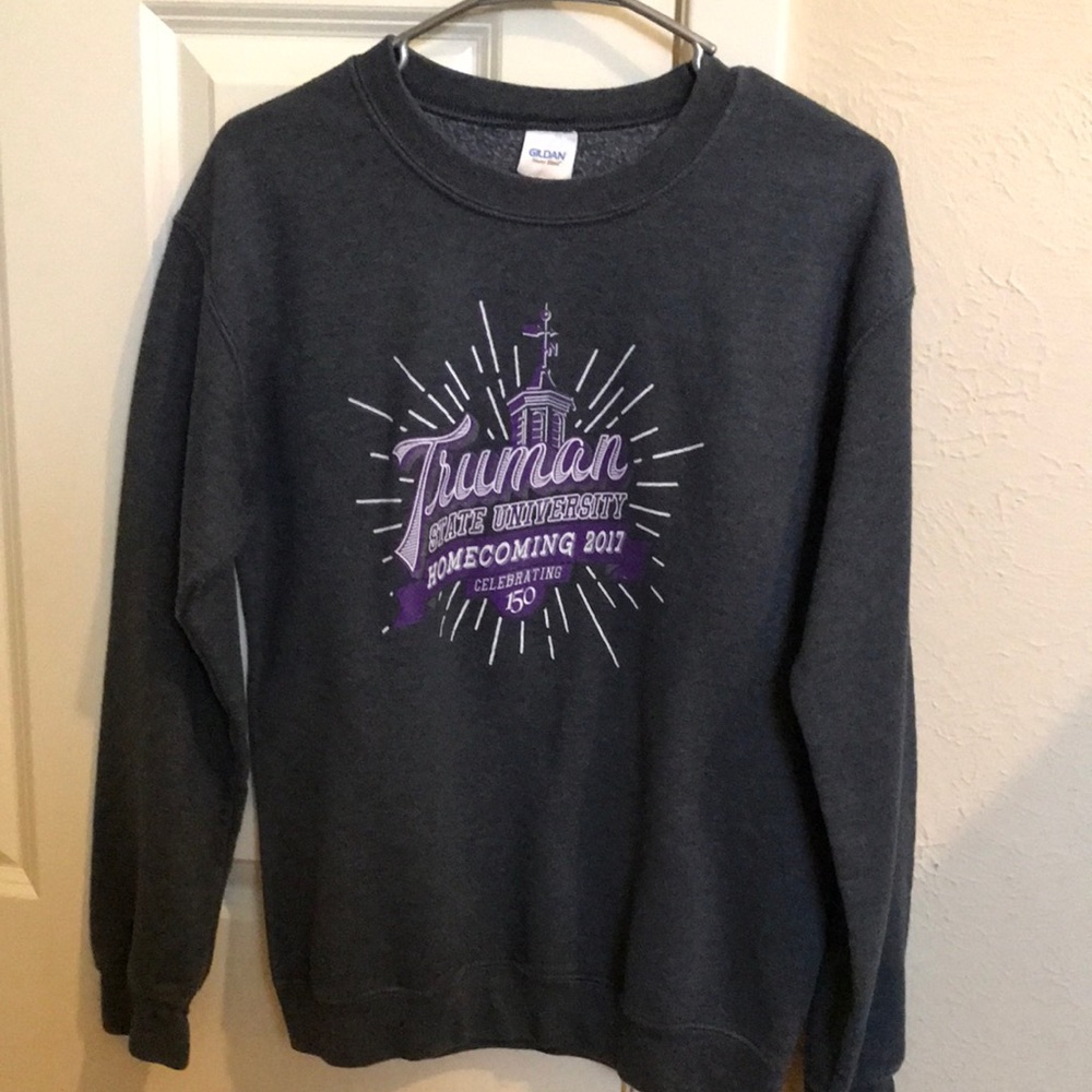 Truman State homecoming sweatshirt, S, grey